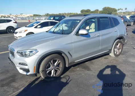 2021 BMW X3 Sdrive30I z USA, uszkodzony, nr VIN 5UXTY3C08M9G09911